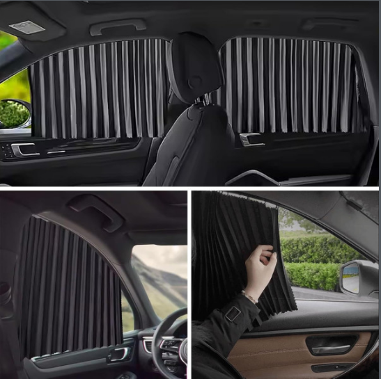 ستائر نافذة السيارة المغناطيسية   4قطع